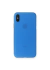 Mey İthalat®  iPhone XS Max Kılıf PP Ultra İnce Kapak - Mavi
