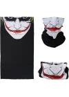 Mey İthalat® Joker Desenli Çok Amaçlı – Yüz, Boyun ve Bandana Maskesi 5 No