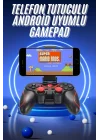 Mey İthalat® Joystik Gamepad Bluetooth Telefon Tutucu Oyun Kolu Telefon Android Uyumlu