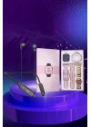 Mey İthalat® Kablolu Bluetooth Kulaklık ve Kadınlara Özel Bileklik Hediyeli Yeni Nesil Akıllı Saat 3 Kordonlu