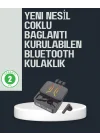Mey İthalat® Kablosuz Bluetooth 5.0 Kulaklık – 300mAh Şarj Kutusu