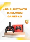 Mey İthalat® Kablosuz Bluetooth Gamepad PC Android TV Uyumlu Oyun Kumandası