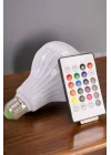 Mey İthalat® Kablosuz Bluetooth Hoparlör Led Lamba