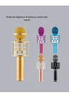 Mey İthalat® Kablosuz Bluetooth Karaoke Mikrofon  Yankı Efektli