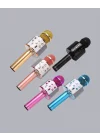 Mey İthalat® Kablosuz Bluetooth Karaoke Mikrofon  Yankı Efektli