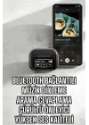Mey İthalat® Kablosuz Bluetooth Kulaklık Ekranlı Uzun Şarj Süreli ANC Destekli