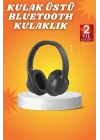 Mey İthalat® Kablosuz Bluetooth Kulaklık Kulak Üstü Mikrofonlu 5.0 Bluetooth ANC Özelliği