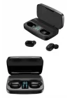 Mey İthalat® Kablosuz Dijital Göstergeli Çağrı Cevaplayabilen TWS 5.0 Bluetooth Kulaklık