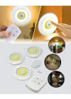 Mey İthalat® Kablosuz Gün Işığı 3’lü LED Spot Lamba Kumandalı