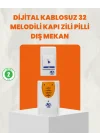 Mey İthalat® Kablosuz Kapı Zili Ev ve Ofis İçin Konforlu Çözüm