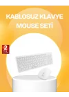 Mey İthalat® Kablosuz Klavye Mouse Takımı - Ergonomik, Sessiz ve Enerji Tasarruflu