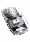 Mey İthalat® Kablosuz Mouse Fare Şarjlı Bluetooth Wireless Çift Modlu Sessiz