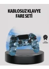 Mey İthalat® Kablosuz PS4 Controller Çift Motorlu Dayanıklı Gamepad