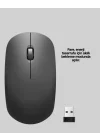 Mey İthalat® Kablosuz Sessiz Mouse – Ayarlanabilir DPI ve USB Bağlantılı