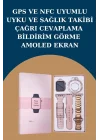 Mey İthalat® Kadınlar İçin 3 Kordonlu Akıllı Saat ve Dijital Göstergeli Powerbankli Bluetooth Kulaklık Dokunmatik Kontrol