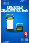Mey İthalat® Kamp Lambası Katlanabilir Lamba Solar Şarjlı Led Lamba El Fenerli