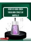 Mey İthalat® Kamp ve Bahçe İçin Şarjlı Böcek Kovucu Lamba