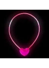 Mey İthalat® Karanlıkta Yanan Glow Stick Kalp Şekilli Kolye 6 Renk 6 Adet