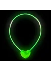 Mey İthalat® Karanlıkta Yanan Glow Stick Kalp Şekilli Kolye 6 Renk 6 Adet