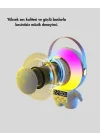 Mey İthalat® Karaoke Özellikli Astronot Bluetooth Hoparlör Kablosuz Mikrofonlu
