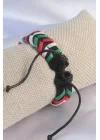 Mey İthalat® Karışık Renk İpli Deri Erkek Bileklik