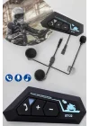Mey İthalat® Kask Kulaklık Bluetooth Motosiklet Kulaklık Intercom Su Geçirmez