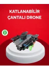 Mey İthalat® Katlanabilir Drone 1080P Kamera 0-100m Uçuş Mesafeli
