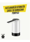 Mey İthalat® Katlanabilir Şarjlı Damacana Su Pompası Pratik Kullanım