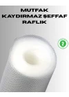 Mey İthalat® Kaydırmaz şeffaf raflık çekmece örtüsü 45x300 cm