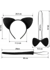 Mey İthalat® Kedi Kostüm Taç Kuyruk Papyon Seti 1 Adet