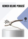 Mey İthalat® Kemer Delme Pensesi Çok Amaçlı 6 Farklı Delik Boyu Ayarlı Deri Delme Aleti