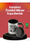 Mey İthalat® Kendi Kendini Karıştıran Termos Kupa | Güçlü Motor ve Çift Katmanlı Isı Koruma