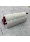 Mey İthalat® Kırmızı Peçete Askısı Mutfak Duvar Tipi Peçetelik Organizer