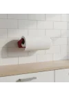 Mey İthalat® Kırmızı Peçete Tutucu Dayanıklı Duvar Tipi Kağıt Havlu Askısı
