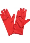Mey İthalat® Kırmızı Renk Yetişkin Boy Likralı Gösteri Eldiveni