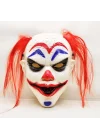 Mey İthalat® Kızıl Saçlı Joker Palyaço Maskesi