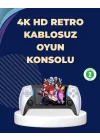 Mey İthalat® Kompakt ve Hafif Retro Oyun Konsolu 1000 Klasik Oyun Dahil