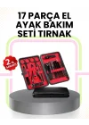 Mey İthalat® Kompakt ve Şık Tasarımlı 17 Parça Bakım Seti