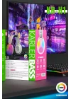 Mey İthalat®  KRH1 RGB Kafaüstü Kablosuz Kulaklık - Siyah