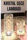Mey İthalat® Kristal Dokunmatik Ve Kumandalı Masa Ve Gece lambası