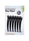 Mey İthalat® Kuaför Saç Klipsi - Profesyonel Toka 6 lı SET