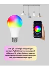 Mey İthalat® Kumanda Destekli Çok Renkli Akıllı LED Ampul