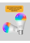 Mey İthalat® Kumanda Destekli Çok Renkli Akıllı LED Ampul