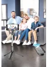 Mey İthalat® Kumandalı Tripod Telefon Tutucu Selfie Çubuğu 360 Derece Dönebilen