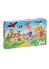 Mey İthalat®  LC073 Laço, Orta Boy Frame Boyamalı Puzzle 9 Model