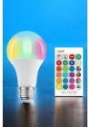Mey İthalat® Led Ampul Enerji Dostu RGB Işıklı 100W Led Işık