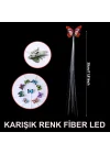 Mey İthalat® Led Fiber Optik Işıklı Kelebek Saç Klipsi 1 Adet