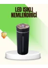 Mey İthalat® LED Işıklı Aromaterapi Hava Nemlendirici Ultrasonik Sessiz Nem Ayarı