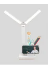 Mey İthalat® LED Işıklı Masa Lambası – Göz Yormayan, Kısılabilir ve Esnek Başlıklı