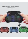 Mey İthalat® LED Işıklı Q Klavye – Touchpad, Numerik Tuş Takımı ve Multimedya Kısayolları